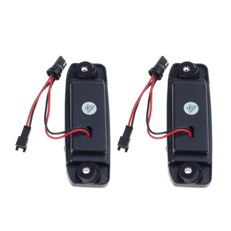 Pack of 2 Long Lasting LED License Plate Lights Featuring Integrated Resistor Simple Installation for Korea Vehicle