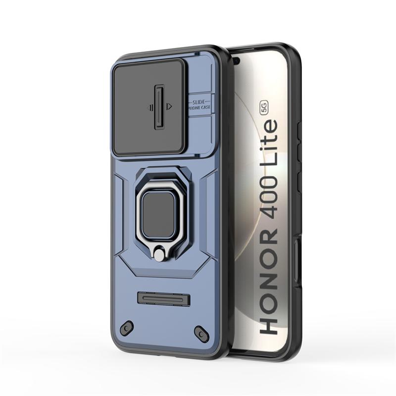 Shockproof Case For Honor 400 Lite Case For Honor 400 Lite Ring Holder Magnetic Back Cover For Honor 400 Lite Push Window Case