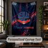 Personalized Wall Tapestry,Bolton Wanderers FC Custom Text, Soft Fabric Wall Art For Indoor Decoration