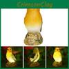 Resin Solar Bird Light With Waterproof For Garden Path And Yard Decoration