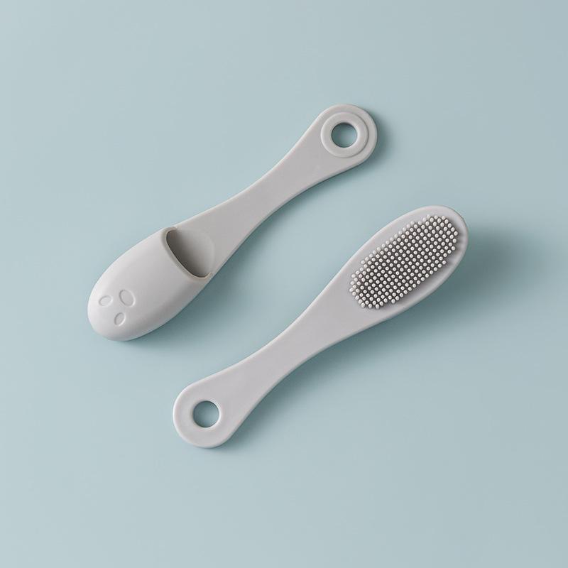 Mini Silikon Mitesser Akne Reinigungsbürste Weiche Haare Make-up Pinsel Schönheit Gesichtsreinigung Nasenporen Bürste Reinigung Fingerlinge