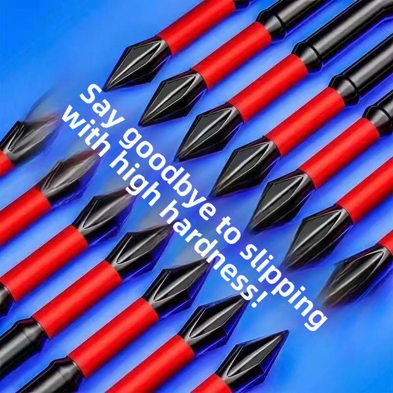 Durable Magnetic Non-Slip Screwdriver Bits Set - Impact Resistant & High Hardness