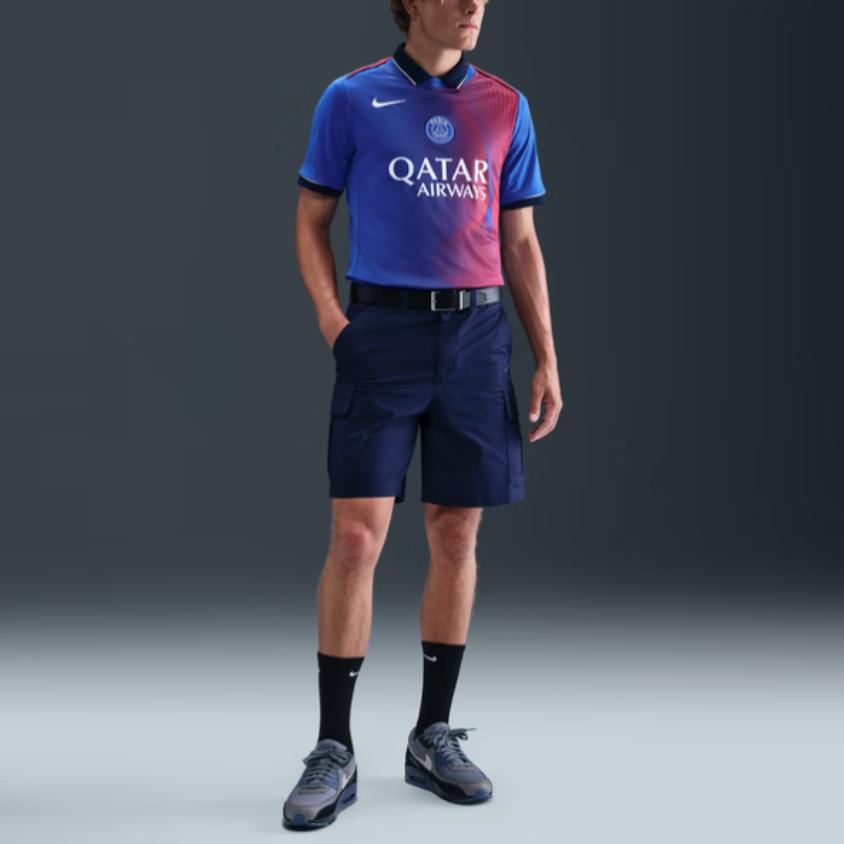 Nike Academy Pro Third Paris Saint-Germain Club Dri-Fit Slim Fit Short Sleeve Football Shirt Men tops HJ7149-406