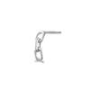 Platinum Earrings for Men and 112243354007 [4℃HOMME+] (Single) Women,