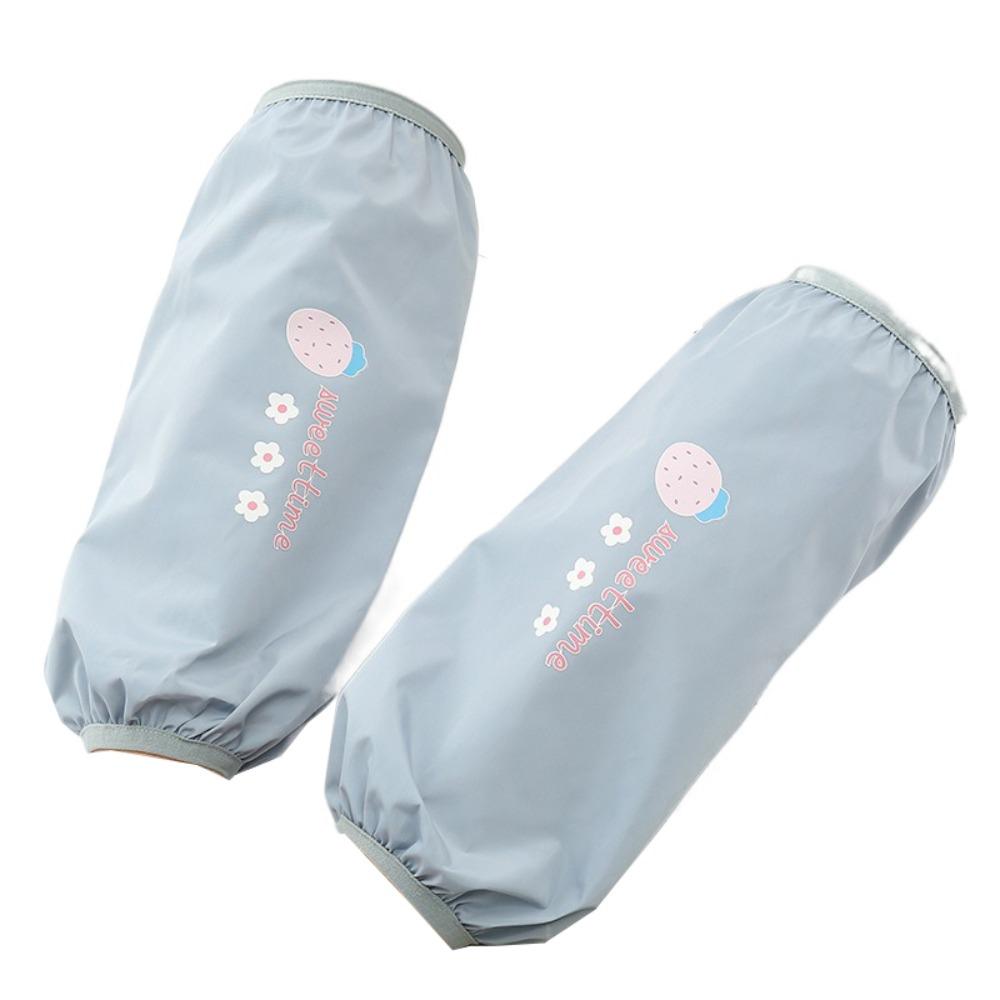 30x17cm Cleaning Oversleeves Cute Oilproof Oversleeves Arm Sleeve  Kitchen синий