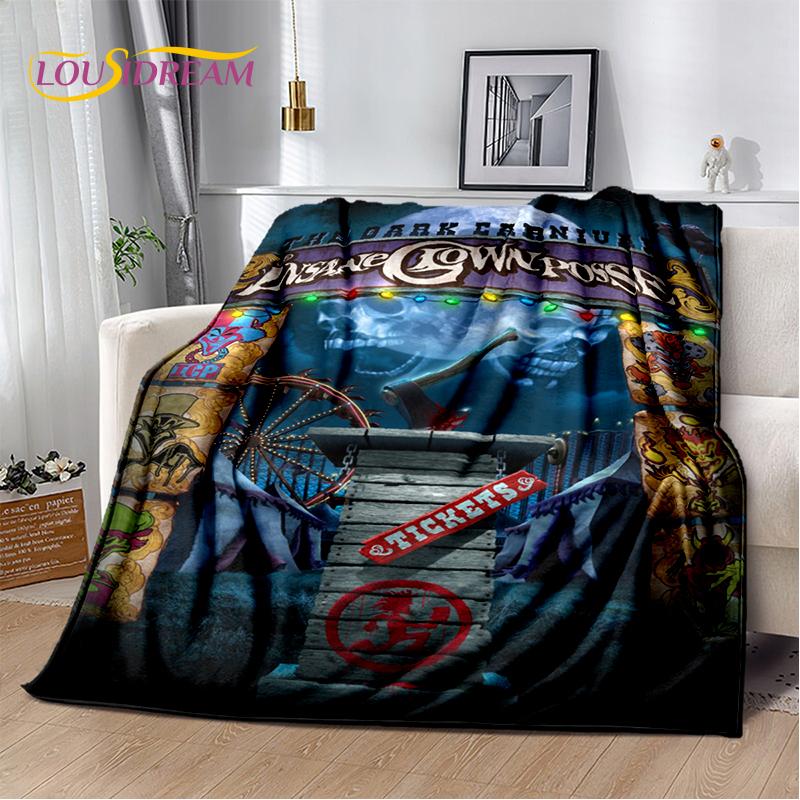 Rap Metal Insane Clown Posse Icp Juggalo Soft Flannel Blanket for Bed Bedroom Sofa Picnic,Throw Blanket for Cover Outdoors Gifts