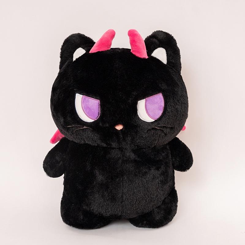 35/45cm Angel Demon Little Monster Plush Toy Couple Doll Cute Kitten With Wings Soft Stuffed Animal Doll Romantic Gift