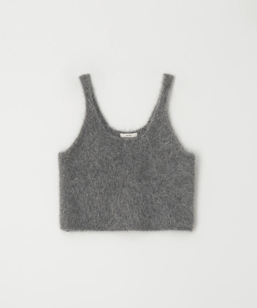 THERYE Alpaca Bustier Knit(Gray)