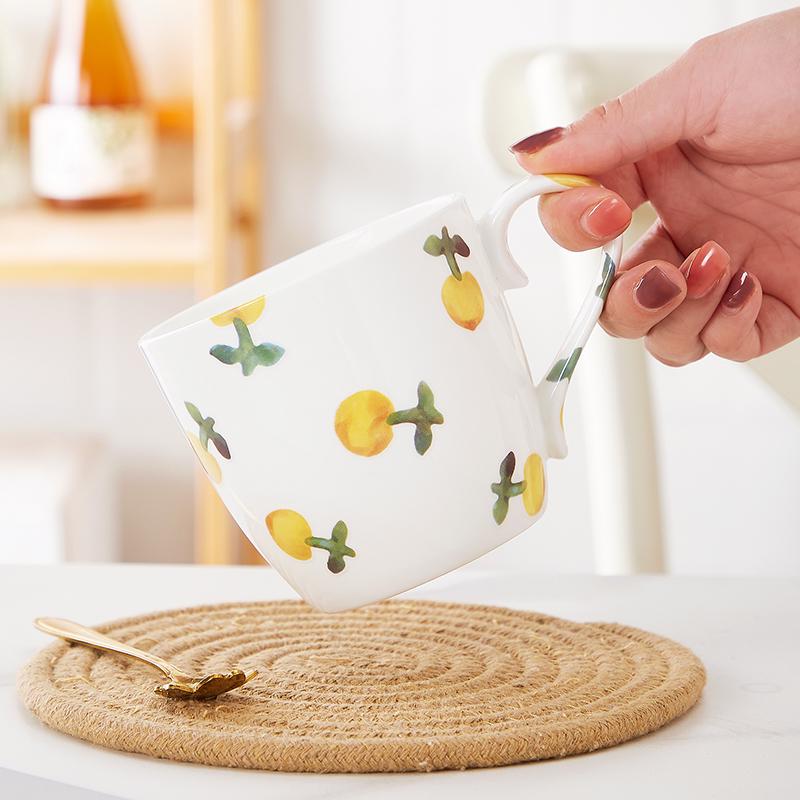 Creative Large Capacity Ceramic Coffee Mug for Couples