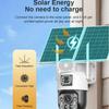 Solar Outdoor PTZ Camera with 36x Zoom & Dual-Screen Humanoid Tracking