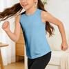 Women’s Sleeveless Racerback Pleated Back Tank Top Lightweight Loose Fit Casual Athletic Shirt for Everyday Wear