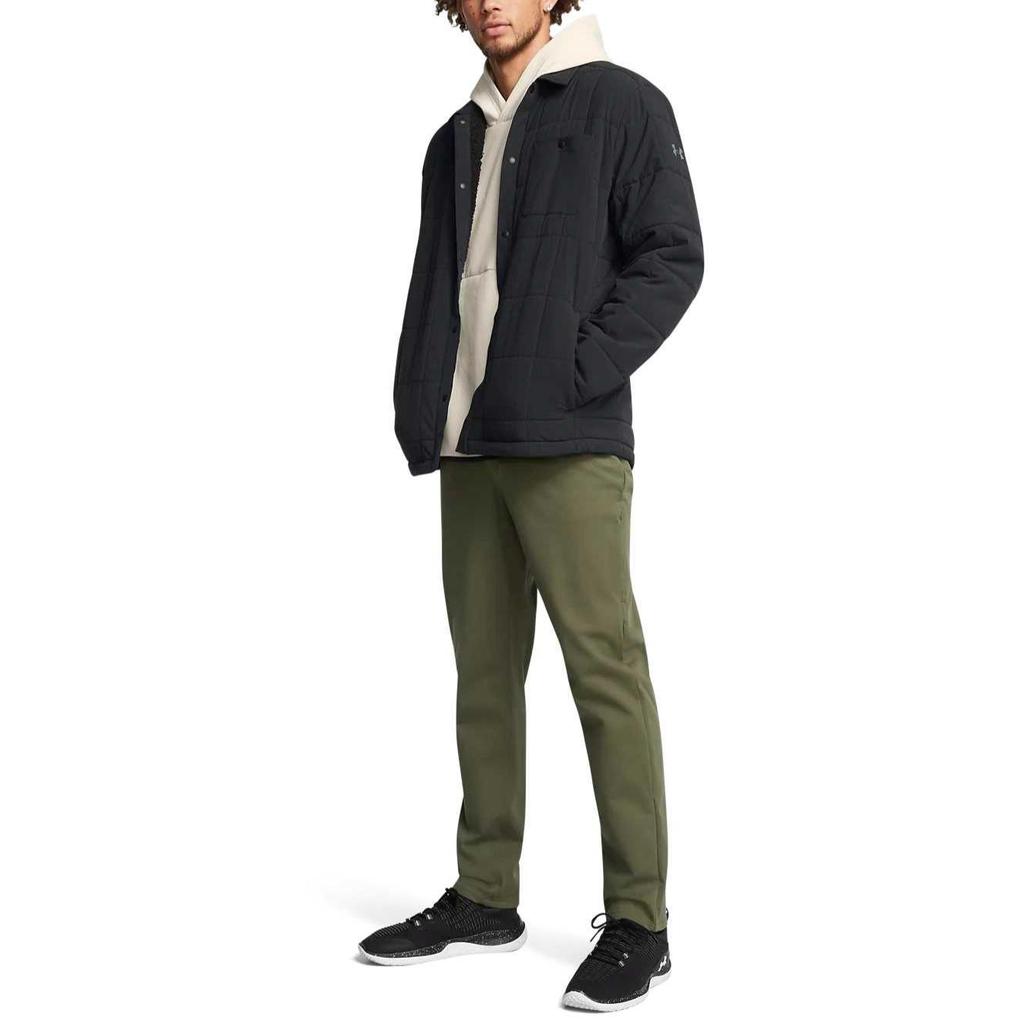 Under Armour Expanse Retro Warm Comfortable Soft Long Sleeve Jacket Men Jacket Black 1387030-001