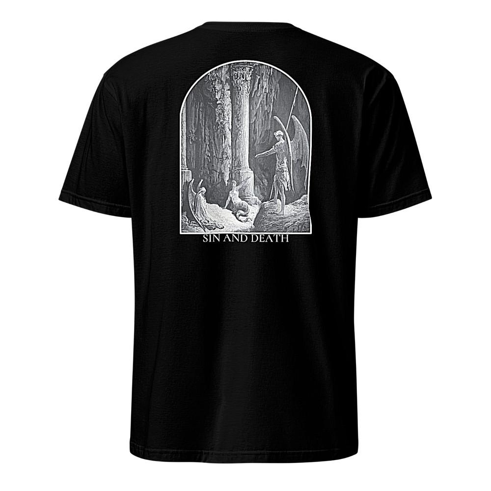 Sin and Death at the Gates of Hell Crossroad of Dualism Bad Religion TSHIRT Unisex T-Shirt L