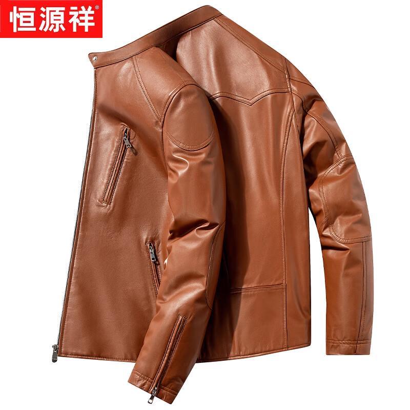 

Hengyuanxiang Мужская приталенная бейсбольная куртка из овчины 4XL