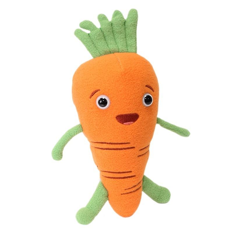 Wholesale Creative Fruits And Vegetables Plush Toys Simulation Fruit Vegetable Carrot Plush Doll For Parent-Child Playtime Toys