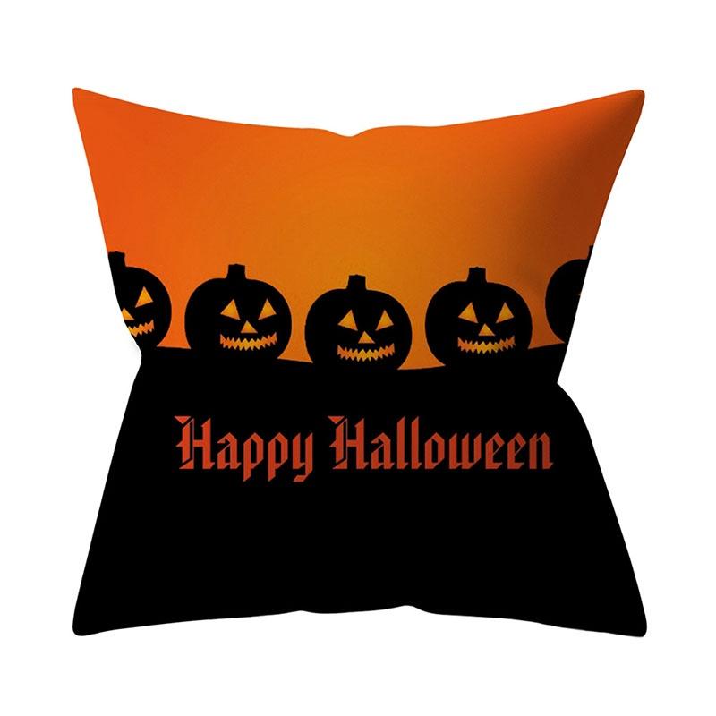 Super Soft Halloween Pumpkin Throw Pillow Case For Cozy Sofa And Festive Home Decor