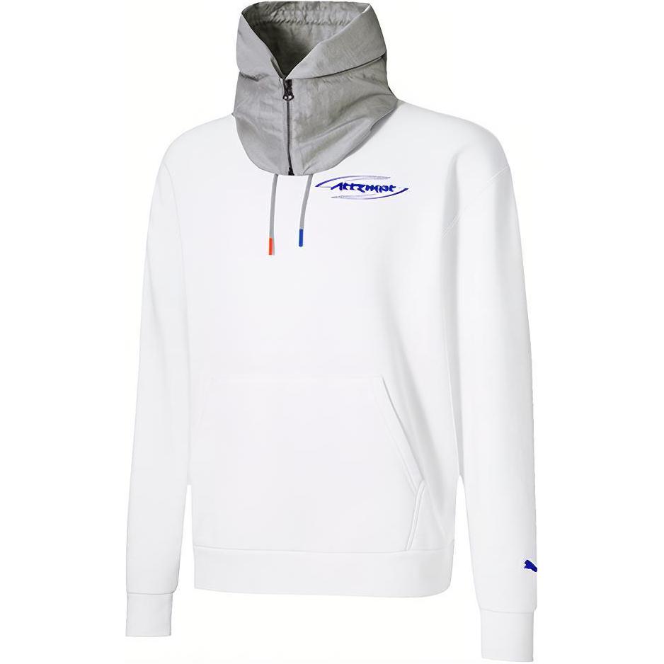 Puma X Versuch Color Block Kapuzenpullover Strickpullover Herren Pullover Weiß 598263-02