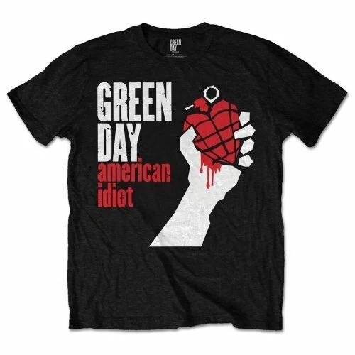 

Green Day T Shirt American Idiot Official Black Mens Unisex Tee NEW Punk Rock 3XL