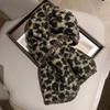 Fashionable Animal Pattern Scarf Soft Warm Neck Wrap Shoulder Shawal Headwrap For Lady And Women