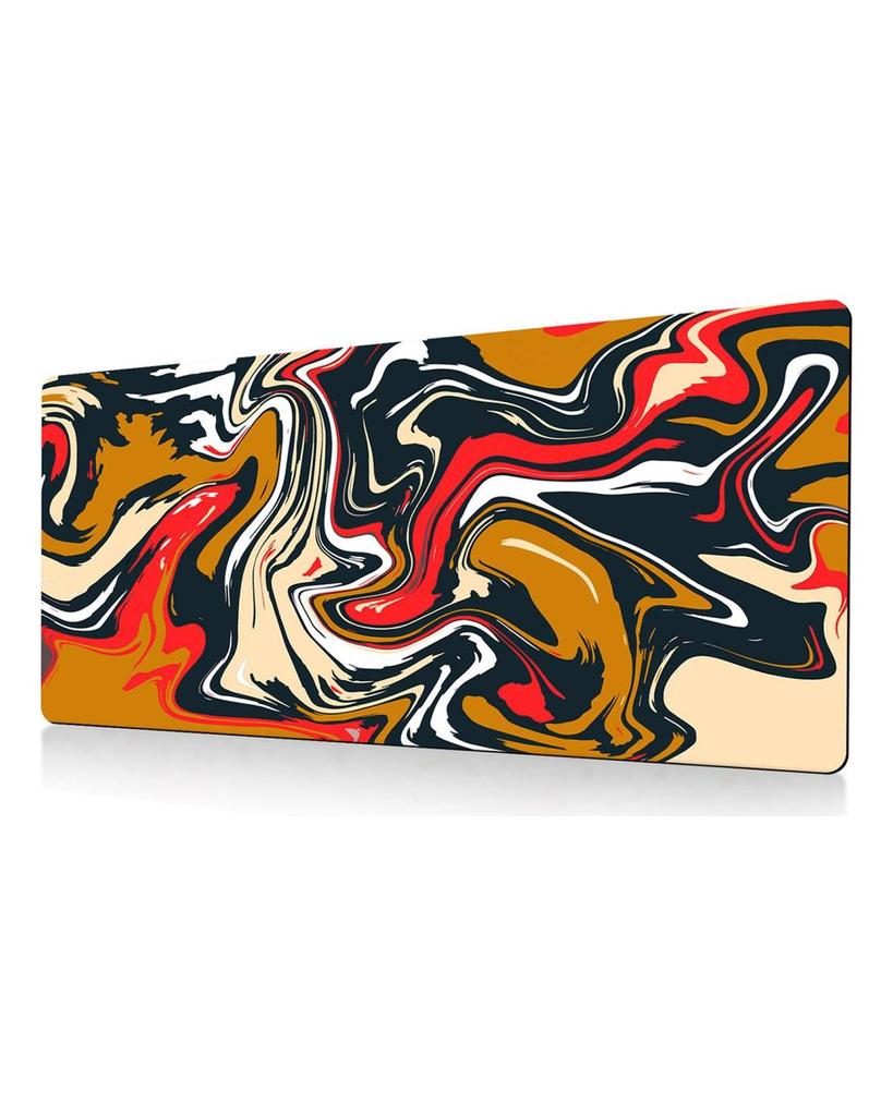 Large Gaming Mouse Pad Anti-Wear Full Desk Coverage Vibrant Color Graphic Design Mouse Keyboard Desk Mat