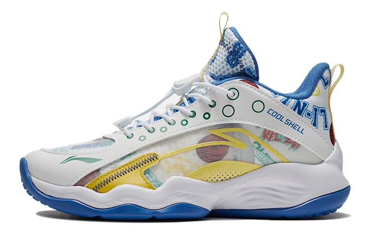 Li Ning YOUNG Avant Garde Spirit PRIMARY 2.0 Slip Resistant Cushioning Abrasion Resistant Low Top Basketball Shoes YKBS018-3