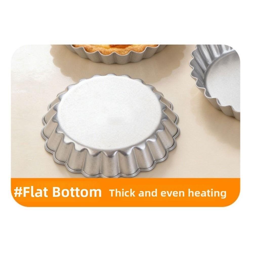Edge-patterned Egg Tart Molds Nonstick Pie Plate Mould Bakeware Quiche Pans  Kitchen Tools