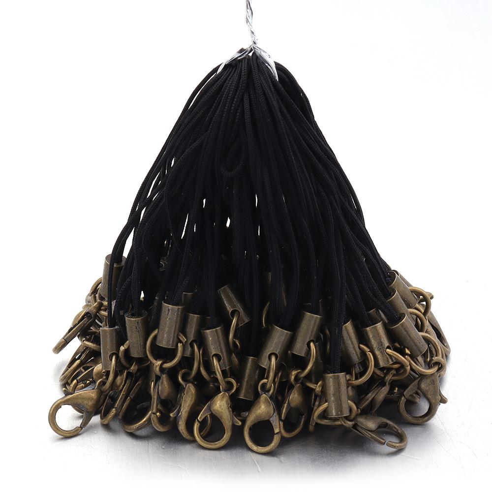 20pcs Hand Wrist Lanyard String Mobile Phone Rope Lobster Clasp Lanyard Diy Handmade Accessories Connector Hook Fastener Making