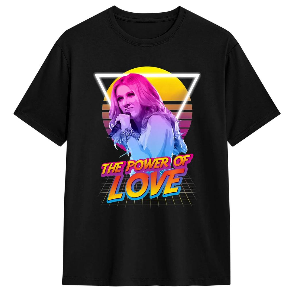 Celines Dion Tshirt Summer Novelty Tshirts Unisex Cotton Oneck 4xl 5xl 6xl Top Tees Shortsleeved Y2k Casual Tops