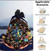 1pc Dragon Ball Z Flannel Blanket [Cozy Throw Blanket] For Sofa, Bed, Travel, Camping, Livingroom, Office, Couch, Chair, And Bed