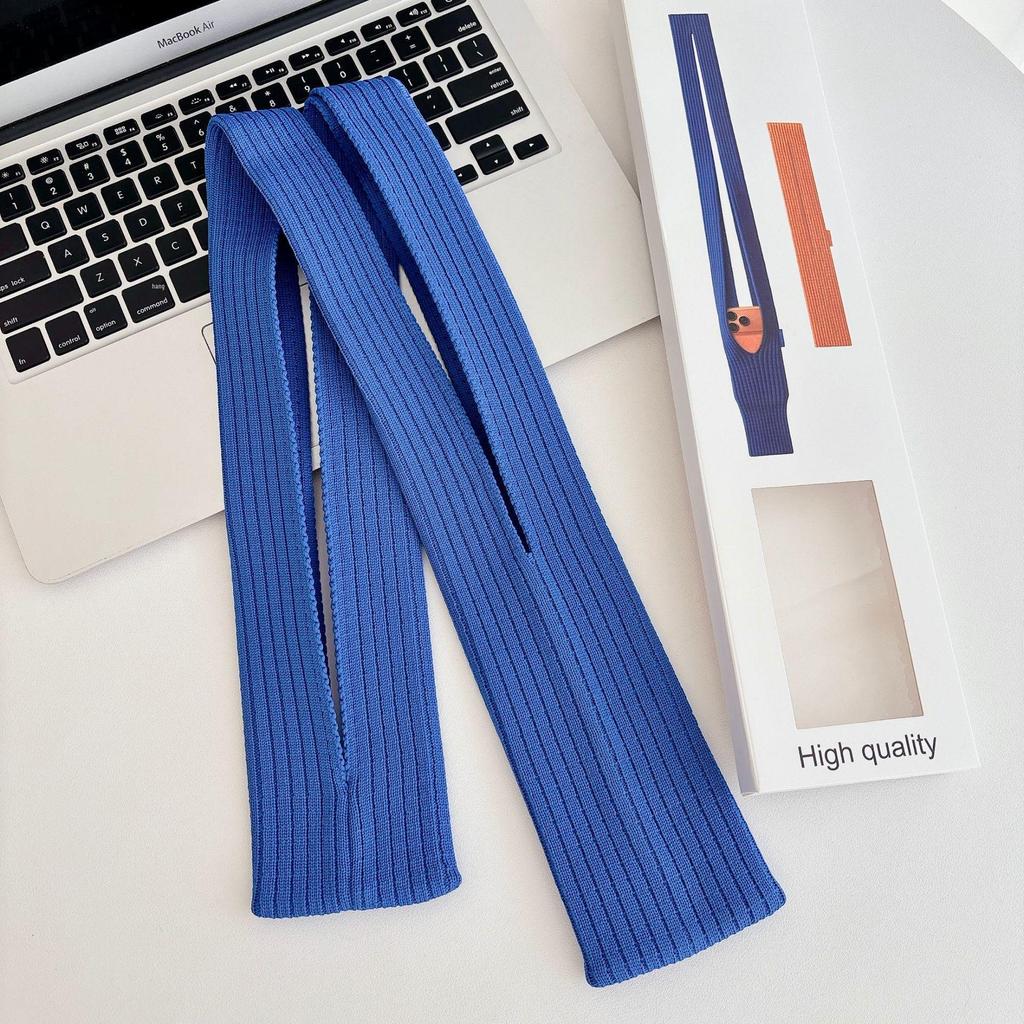 Stilvolle gestrickte Crossbody-Handtasche für Mobiltelefone – Multifunktionale Aufbewahrungstasche aus gewebtem Stoff
