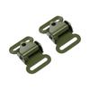 Carry Line Adjustment Buckle, Webbing Quick Adjust Spring Buckle with Two Channel Form for Field Carry Control Use Aid