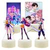 Nacht für Kpop Dämonenjäger Kawaii Zoe Rumi Mira Saja Boys Superstar Monochrom Licht Fernbedienung 16 Farblicht Nachtlicht