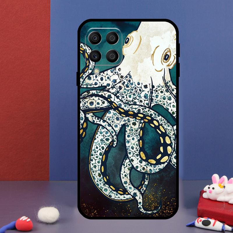 Meeresleben Ozean Oktopus Für Samsung Galaxy M15 M55 M33 M13 M23 M53 M31 M51 M14 M34 M54 M20 M30s M52 M32 Handyhülle