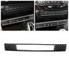 Car Central Control Button Trim Frame Carbon Fiber Interior Decoration Fit for X1 E84 2011‑2015