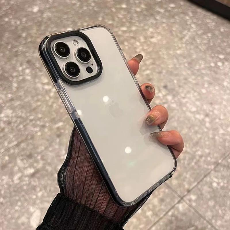 Transparent Phone Case For For Iphone 17 Air 11 12 13 14 15 16 Pro Max 7 8 Plus X Xs Max XR Clear Bumper Back Cover