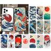 Phone Case For Iphone 17 Pro Max 17 Pro Air 16 15 14 13 Pro Max 15 16 Pro 15Plus Wave Art Japanese Green Illust
