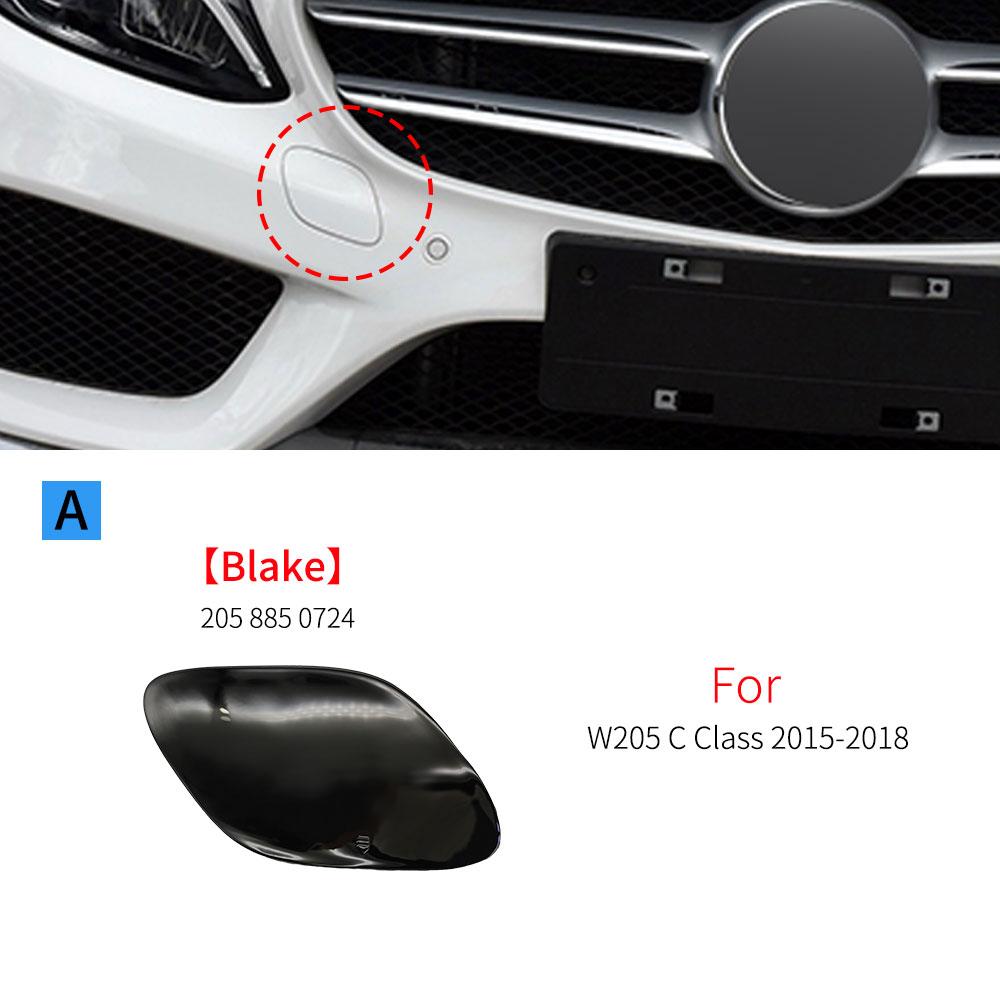 For Mercedes W205 Sport Car Front Bumper Tow Eye Cap Tow Hook Cover With Color For Benz W205 C CLASS 2015- C180 C200 C300
