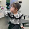 Girls Cute Doll Collar Bottoming Shirt