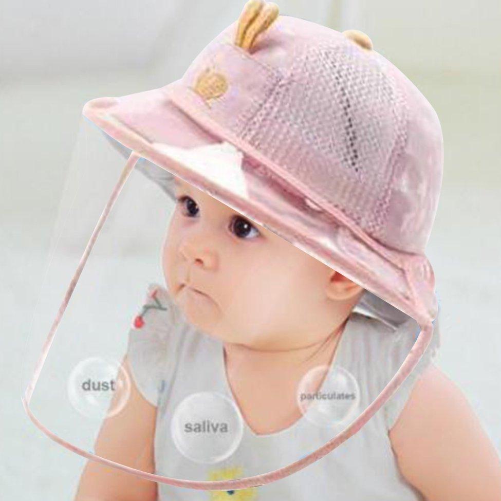 Baby Protective Cover Hat Dustproof Anti-saliva Face Shield Baseball Cap Baby Protective Cover Hat Dustproof Anti-saliva Face Shield Baseball Cap