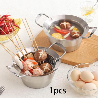 Stainless Steel Mini Pot Multipurpose Easy To Clean Cooker Soup Cookware for Home Commercial