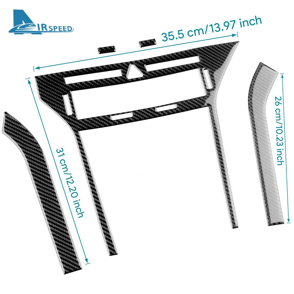 Echter Weicher Kohlefaser-Aufkleber für Vauxhall Opel Astra H MK5 2004 2005 2006 2007 2008 2009 2010 LHD RHD Auto Mittelkonsolenrahmen