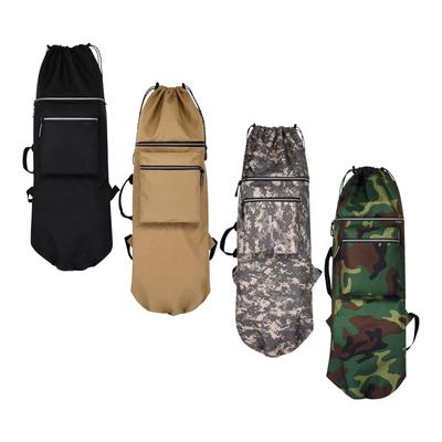 Portable Skateboard Backpack Bag Organizer Folding Adjustable Straps Pouch