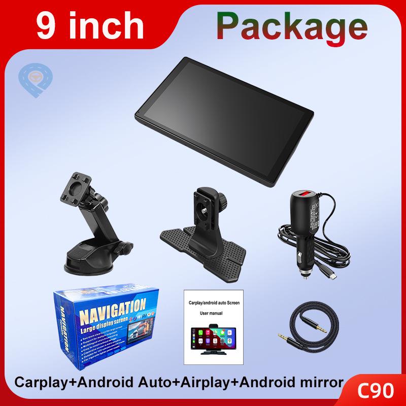 9" Wireless CarPlay Navigation Screen with Bluetooth & HD Reversing Camera