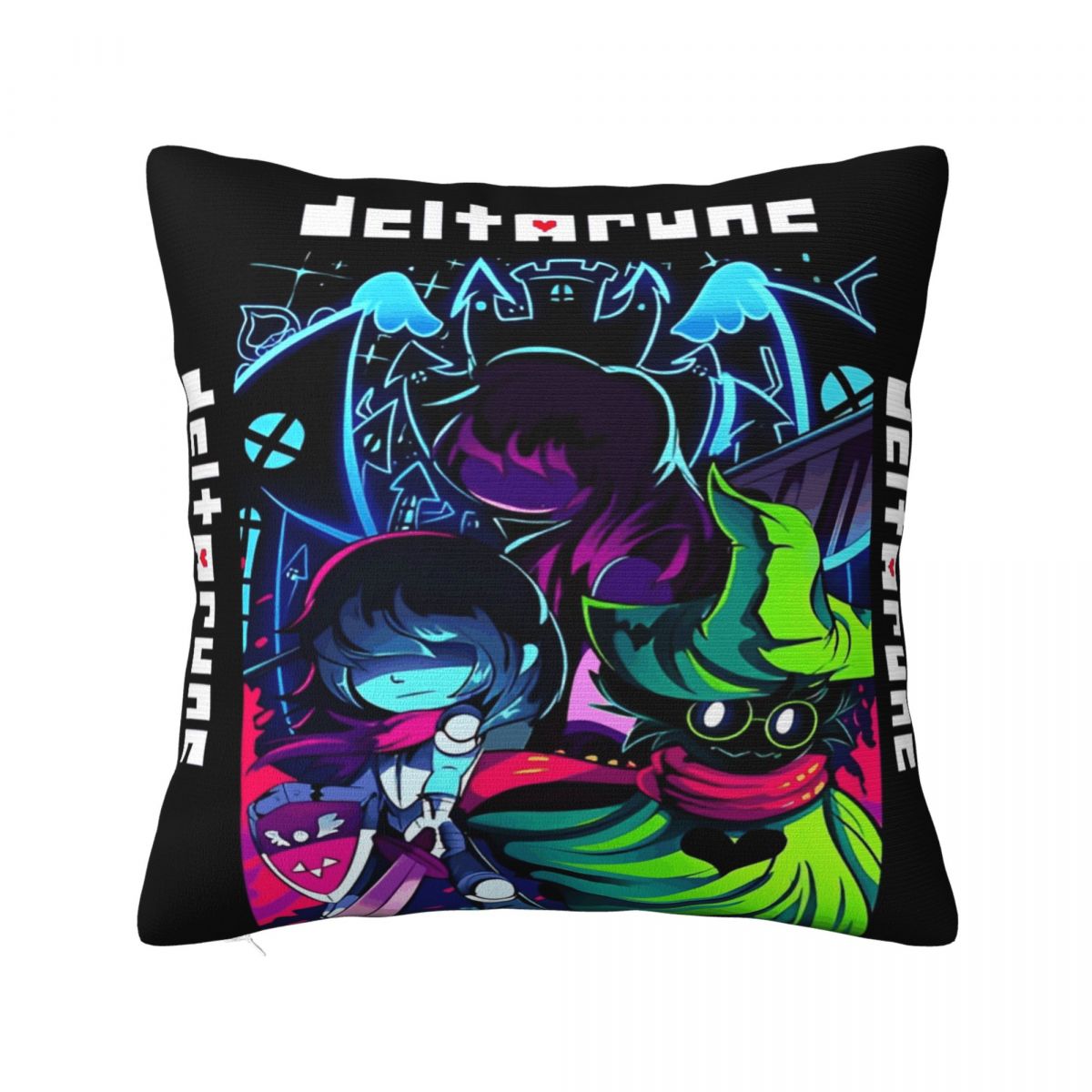 

New Style Bedroom Deltarune GameDecor Pillowcase Accessories Pillow Covers Zippered Multi Size 12x12Inch