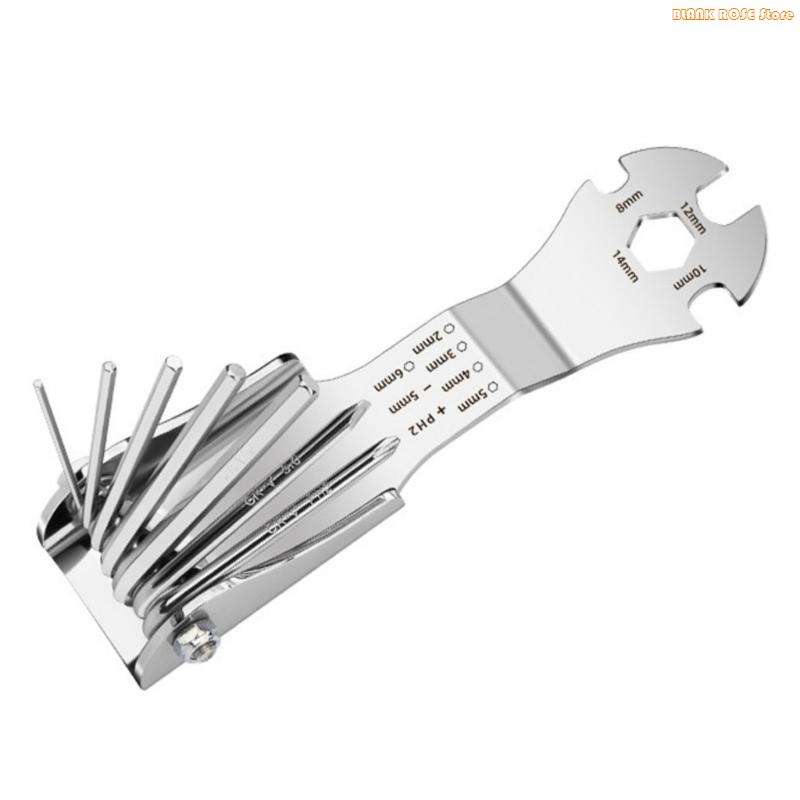 K1AE Удобная для путешествий Высокопрочная стальная отвертка Тонкая Легкая Портативная для экстренных случаев и ремонтов в дороге белый