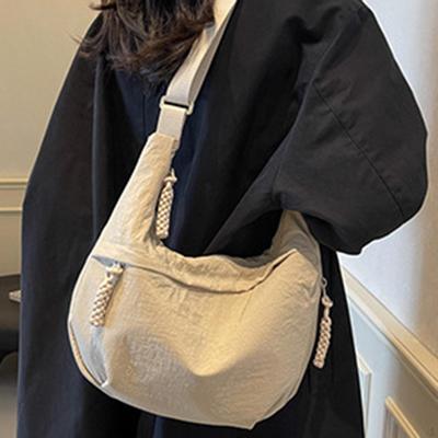 Nylon Crossbody Bag Fashion Roomy Simple Shoulder for Travel Street Biking