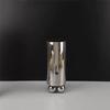 Glass Vase Silver Geometric Ball Abstract Cylinder Flower Vase Floral Arrangement Accessories Terrarium Home Decoration