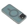 For iPhone 15 Plus Magnetic Case TPU + Acrylic Hybrid Phone Shell