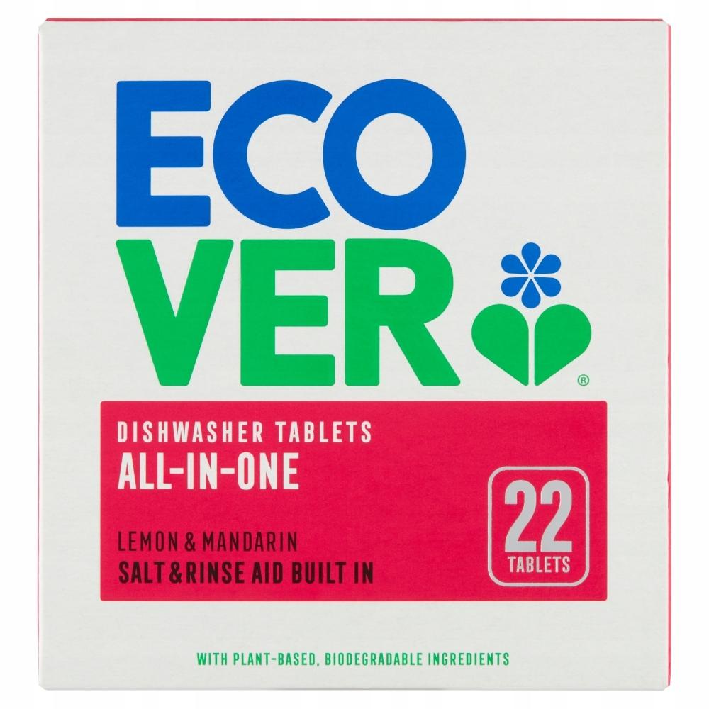 Pastiglie per Lavastoviglie Tutto in Uno Limone e Mandarino 0,5 kg Ecover