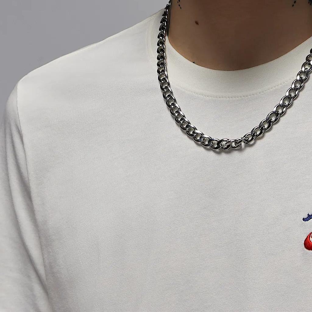 Jordan Rzadkie Powietrze Wygodny Casualowy Prosty Jednolity Kolor Koszulka z Krótkim Rękawem Męskie Topy Biały IB7527133